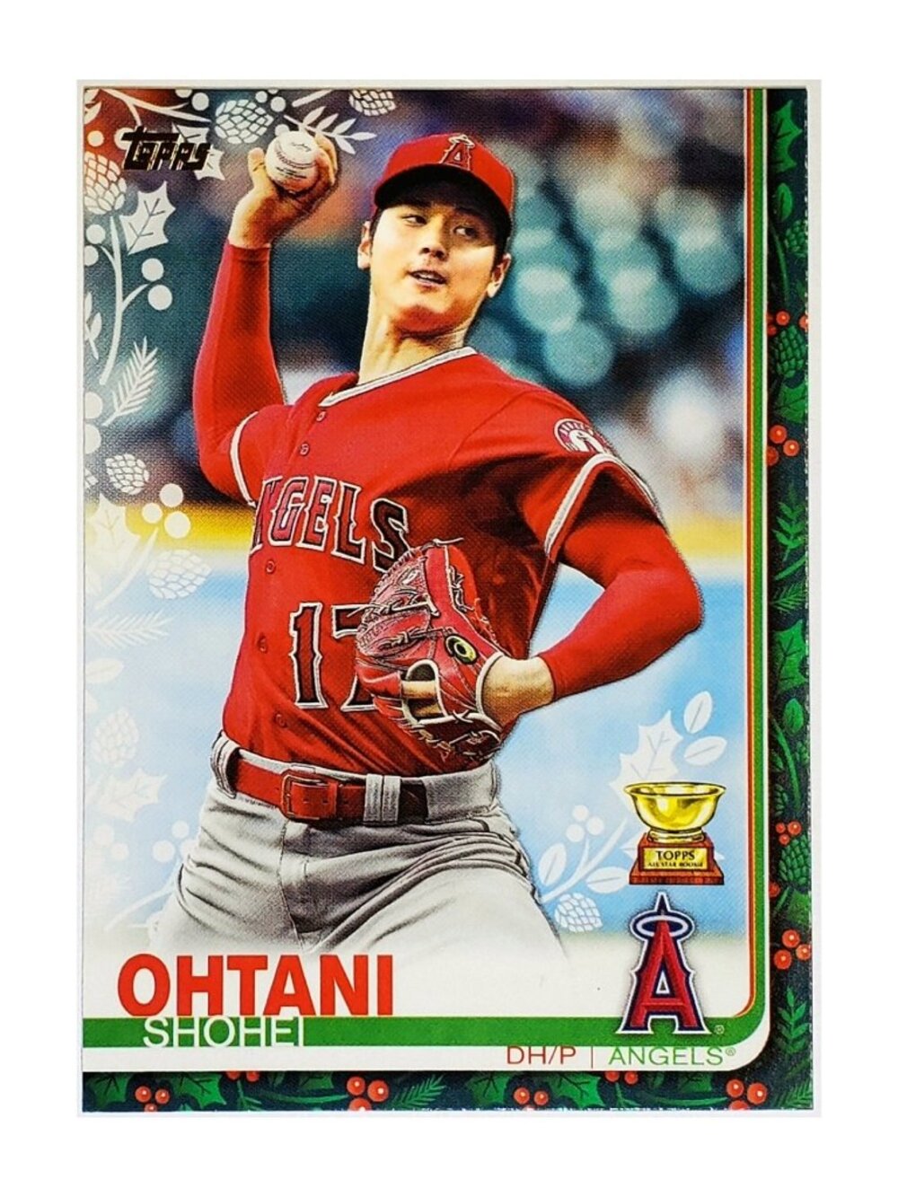 SHOHEI OHTANI ROOKIE CUP 2019 TOPPS HOLIDAY #HW33 ANGELS, DODGERS, MVP